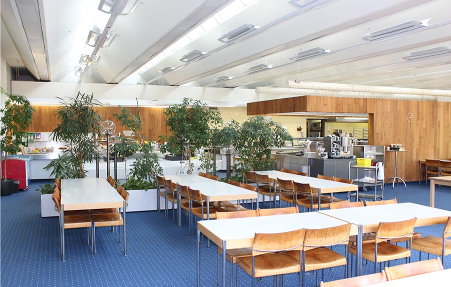 Auch optisch ein Gewinn: So sah das Mitarbeiterrestaurant vor dem Umbau aus. Foto: Frima