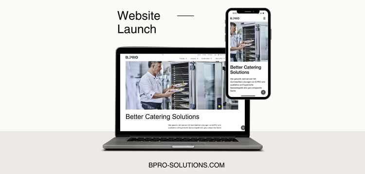 Auf der neuen B-Pro-Website sollen Endkunden aus der Gemeinschaftsverpflegung Lösungen und Inspirationen für ihre Branche finden. Foto: B-Pro