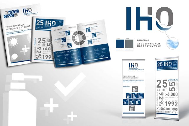 In neuem Design präsentiert sich der Industrieverband Hygiene & Oberflächenschutz. Foto: IHO