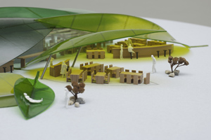   "Blattwerk“ – das visionäre Siegermodell des Wettbewerbs „Freiluftgastronomie der Zukunft“ aus dem Jahr 2006. Foto: Intergastra