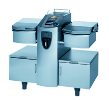  Das erste Vario Cooking Center der 112 F-Serie aus dem Jahr 2005, ein revolutionäres Multifunktionsgargerät. Foto: Frima