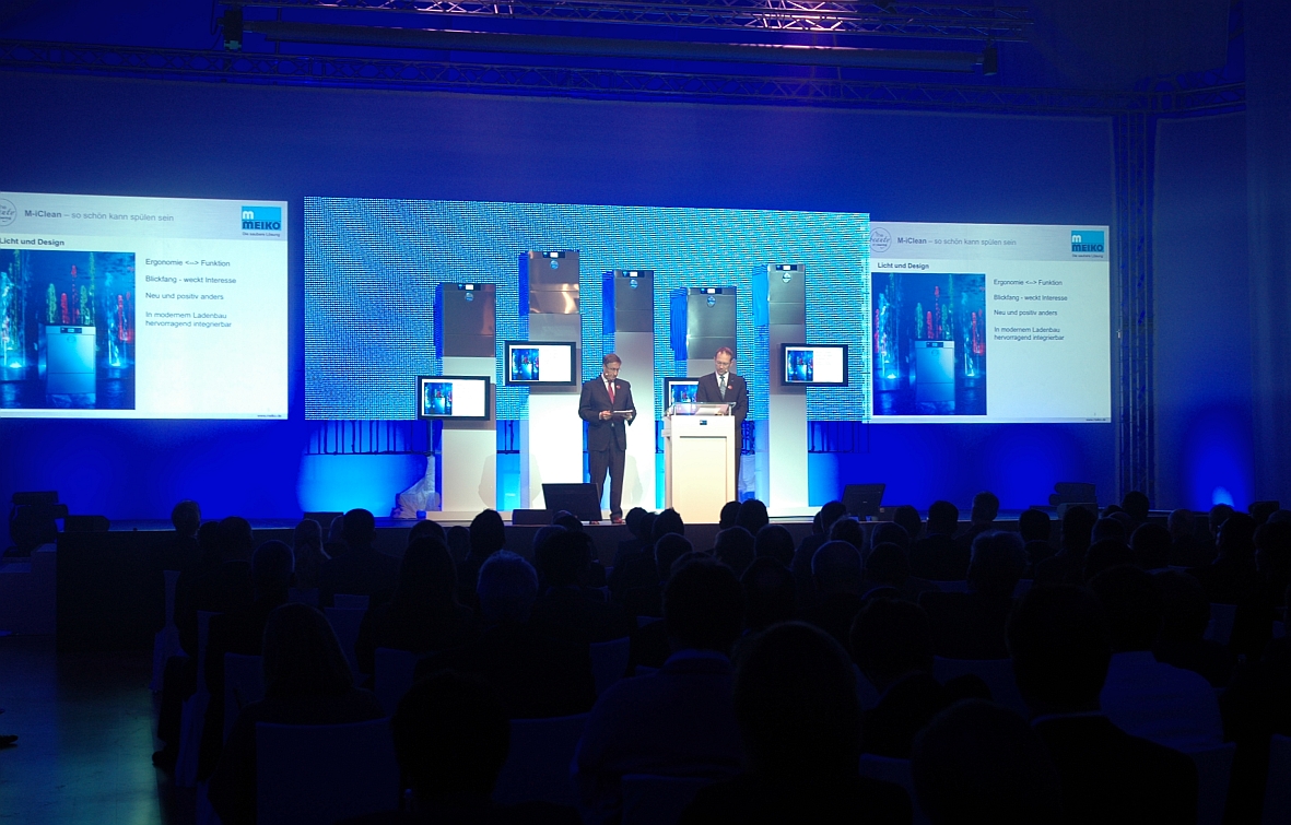 Die M-iClean wird präsentiert. Foto: Lang