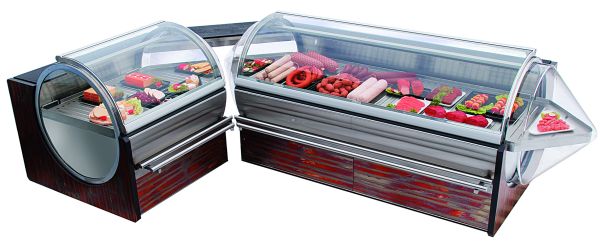 Die Meat & Style-Kühltheke von Hagola inszeniert nicht nur gekonnt das Fleisch, sondern sorgt durch ein Minimum an Feuchtigkeit auch für das richtige Warenklima. Foto: Hagola