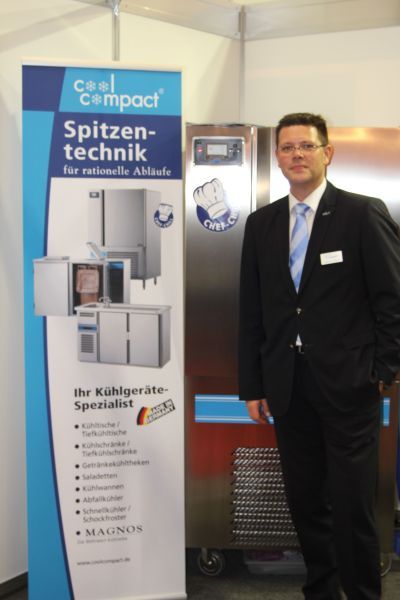 Insgesamt 63 Kühl- und Tiefkühlschränken von Cool Compact hielten die Lebensmittel während der Olympiade frisch. Geschäftsführer Andreas Lindauer zeigte sich mit der Veranstaltung zufrieden.