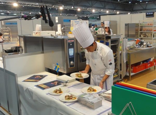 Der größte internationale Bildungsevent fand nach 40 Jahren wieder in Deutschland statt. Rational stattete die Wettkampfküchen der Kochwettbewerbe mit 23 Selfcookingcenter Whitefficiency aus. Foto: Rational